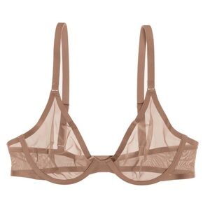 CUUP The Plunge Mesh Bra NEW